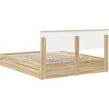  Krevet s od storage Sonoma hrast 160 x 200 cm Konstruirano drvo | shoptok.hr