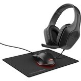 Trust GXT790 TRIDOX Set gejmerskih slušalica + miš + podloga 245 x 208, 3u1, crna | Eponuda.ba