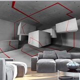  Tapeta - Red trail 200x140 Cijene