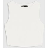 Sinsay Pamučni basic crop top | shoptok.hr