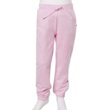 Dječji donji dio trenirke svjetloružičasta 104 | shoptok.hr