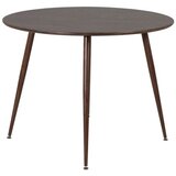 Venture Home Plaza okrugli blagovaonski stol ⌀100 cm, boja oraha | shoptok.hr