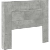  Uzglavlje Betonski sivi 120 x 16,5 x 103,5 cm Konstruirano drvo | shoptok.hr