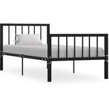  Za krevet crni metalni 90 x 200 cm Cijene