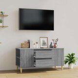 TV ormarić boja sivog sonome 102x44 5x50 cm konstruirano drvo | shoptok.hr