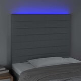  Posteljno vzglavje svetlo sivo 80x5x118/128 cm blago, (20953423) | Shoptok.si