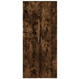  Visoka komoda dimljeni hrast 80x35x180 cm konstruiranog drva | shoptok.hr