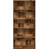  Regal za knjige boja starog drva 80x24x176 cm drveni | shoptok.hr