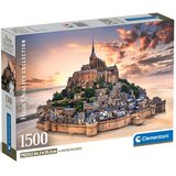 Clementoni Mont Saint-Michel ob sončnem zahodu 1500-delna HQC kompaktna sestavljanka - | Shoptok.si