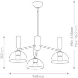 Elstead Lighting LESTENEC Alora Mood 96,8/36,3 cm 60 W E27 | Shoptok.si