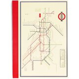 Rex London A6 bilježnica 60 str. Heritage Tube Map – | shoptok.hr