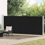  Uvlačiva bočna tenda za terasu 600 x 160 cm crna | shoptok.hr