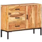  Komoda 88 x 30 x 73 cm od masivnog bagremovog drva | shoptok.hr