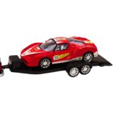  Auto za igru s prikolicom i sportskim autićem - crni | shoptok.hr