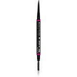 NYX Professional Makeup Blade & Shade svinčnik za obrvi s krtačko odtenek Black 0.06 g Cene