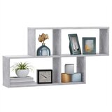 vidaXL zidna polica siva boja betona 100 x 18 x 53 cm od iverice | shoptok.hr