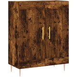 Visoka komoda dimljeni hrast 69 5x34x180 cm konstruiranog drva | shoptok.hr