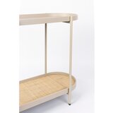 White Label Bež stranska mizica 39x85 cm Amaya – | Shoptok.si