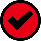 SMIT VISUAL Magnetna folija CHECK, Ø 50 mm, DE 20 kosov, zelene / rdeče barve | Shoptok.si