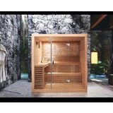  Sauna soba Nero – kanadski Hemlock 1800x1500x2000 za 4 osobe 14735 Cene