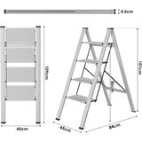  SuperStep Kućne Aluminijumske Merdevine 4 SLIM | Eponuda.com
