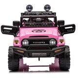  Licencirani avto na akumulator Toyota FJ White 4x4 - roza | Shoptok.si