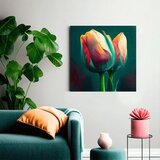 Oblikovanje dekoracije na platnu Dih pomladi na steni | Shoptok.si