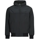 Superdry Jakne SURPLUS NYLON HOODED BOMBER Črna