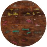 vidaXL Mizna plošča Ø 50x1,5 cm okrogla trden predelan les | Shoptok.si