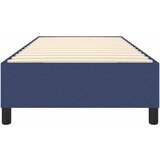 Okvir za krevet s oprugom plava 100x200cm od tkanine Slike