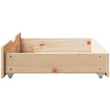  Ladice ispod kreveta s kotačima 2 kom 85x55x17 cm od borovine | shoptok.hr