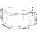  6-dijelna vrtna garnitura s jastucima masivno bagremovo drvo | shoptok.hr