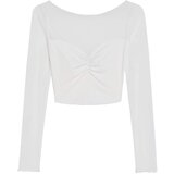 Bershka Majica bela | Shoptok.si