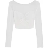 Bershka Majica bela