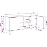  ormar OMMEN 102 x 33 x 50 cm Sonoma Konstruirano drvo | shoptok.hr
