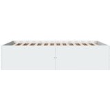  Okvir za krevet bijeli 135x190 cm konstruirano drvo | shoptok.hr