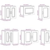  11-dijelni set kuhinjskih ormarića Lucca konstruiranog drva | shoptok.hr