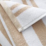 Bianca Bijeli/bež pamučan ručnik 90x140 cm Stripe Jacquard – | shoptok.hr
