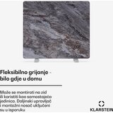 Klarstein MarmoHeat Infrardeča plošča | 420 W | 10 m² | marmoren design | 70 cm x 63 cm | Shoptok.si