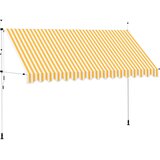 Tenda na ručno uvlačenje 400 cm narančasto-bijela prugasta | Eponuda.ba