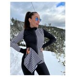 Aktivni VEŠ KLARA LINE ŽENSKI PEPITO full zip black-white Cene