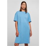 UC Ladies Ladies Organic Oversized Slit Tee Dress horizonblue Cene
