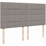 vidaXL Box spring postelja z vzmetnico taupe 200x200 cm blago, (21304720) | Shoptok.si