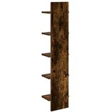  Zidna polica Dimljeni hrast 22 x 15 x 100 cm - Dimljeni hrast 1 22 x 15 x 100 cm (5 etaža) | shoptok.hr