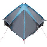 Tenda za 4 osobe s krovom Plava i siva 388 x 320 x 169 cm | shoptok.hr