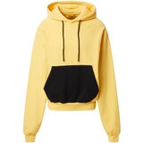 Smiles Majica 'Nico' rumena / črna | Shoptok.si