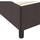 Box Postelja z vzmetnico Temno rjava 120 x 190 cm blago, (5000126208) | Shoptok.si