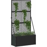  Vrtni rešetkasti saksija Crna 70 x 30 x 135 cm Metal | shoptok.hr