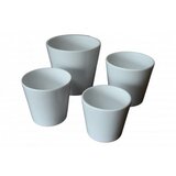 Kerbek saksija manhattan 12cm uni bela ( ke D10/120/001 ) ke D10/120/001 Cene