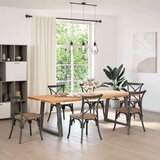  Noge za jedilno mizo v obliki črke V 2 kosa antracit 80 x (72-73,3) cm jeklo, (22123443) | Shoptok.si